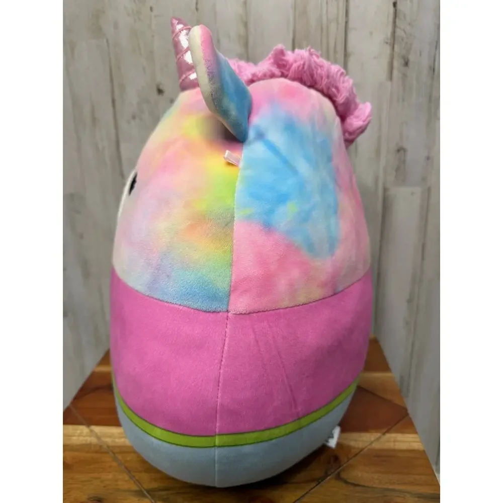 Squishmallow Esmeralda Unicorn Grocery‎ Clerk 16” Plush 2020 Retired